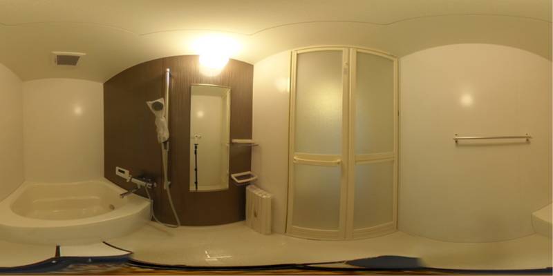 パノラマ画像バスルーム