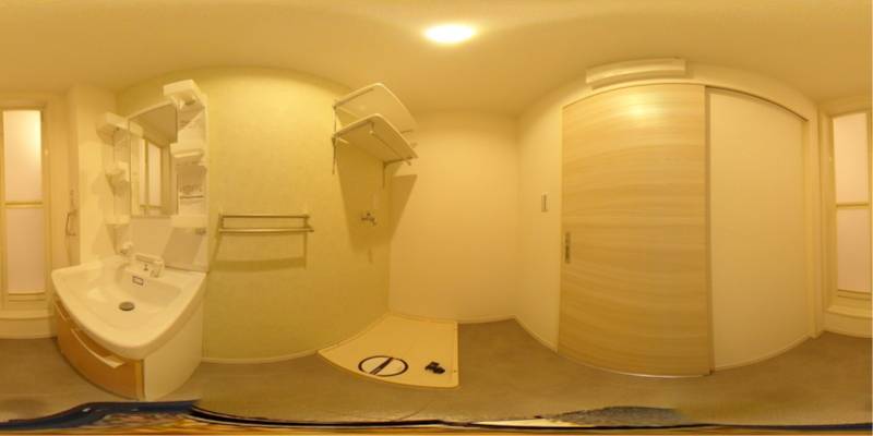 パノラマ画像洗面所