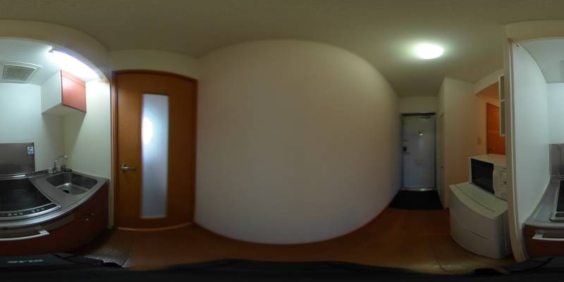 パノラマ画像キッチン