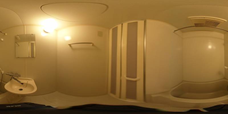 パノラマ画像バスルーム