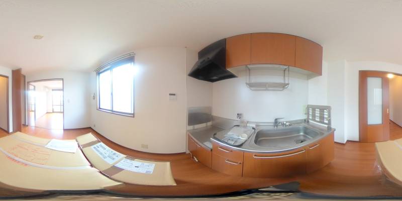 パノラマ画像キッチン