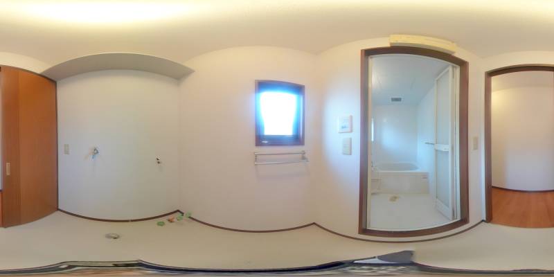 パノラマ画像洗面所