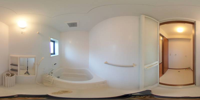 パノラマ画像バスルーム