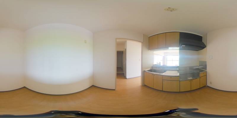 パノラマ画像キッチン