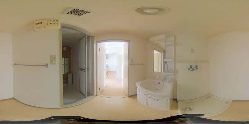 パノラマ画像洗面所