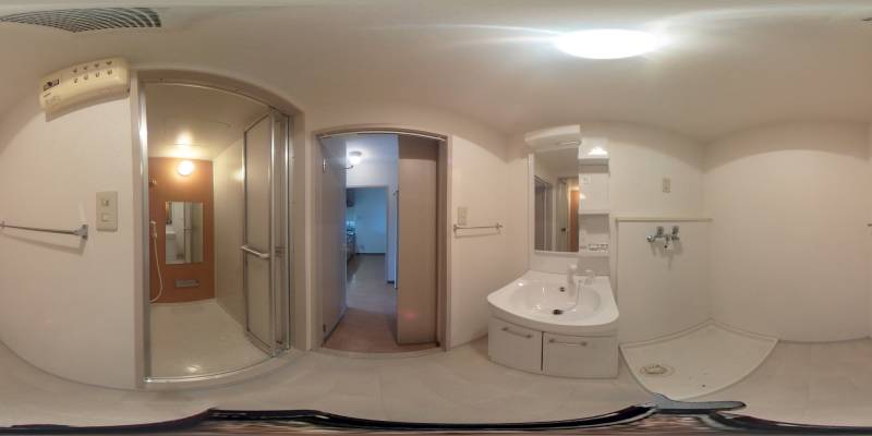 パノラマ画像洗面所