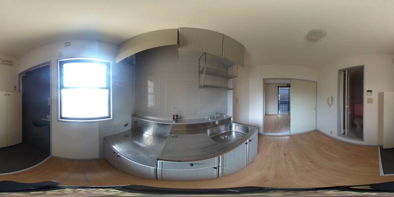 パノラマ画像キッチン
