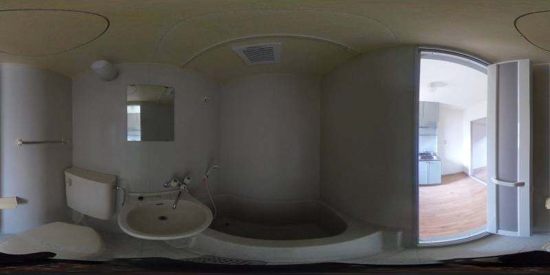 パノラマ画像バスルーム
