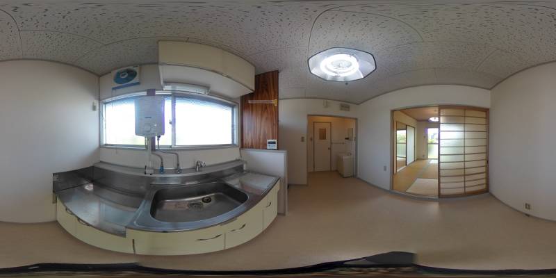 パノラマ画像キッチン