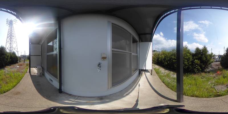 パノラマ画像バルコニー