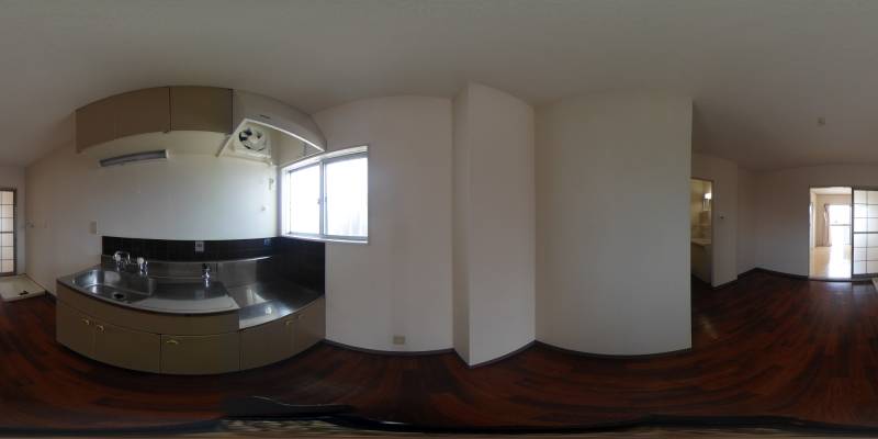 パノラマ画像キッチン