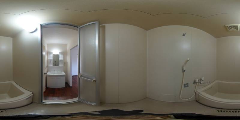 パノラマ画像バスルーム