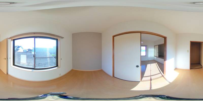 パノラマ画像洋室