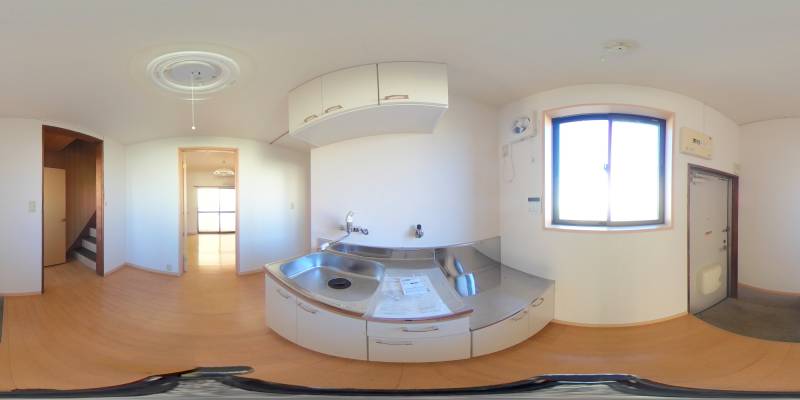 パノラマ画像キッチン