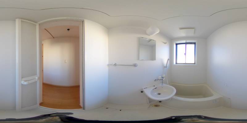 パノラマ画像バスルーム