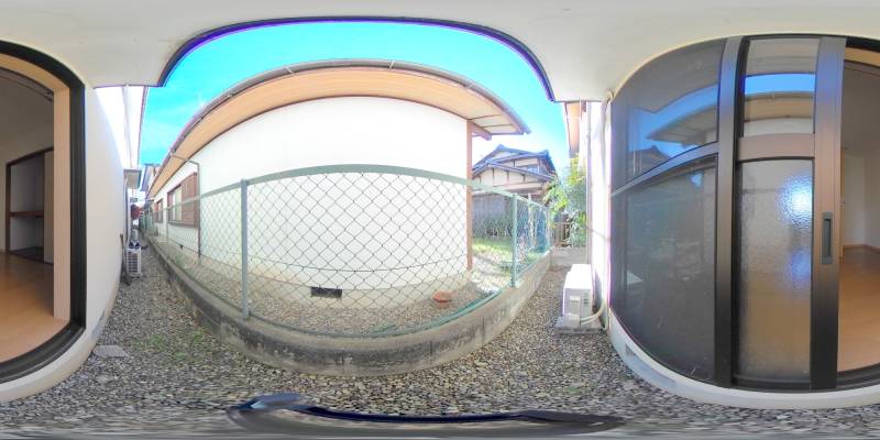 パノラマ画像バルコニー