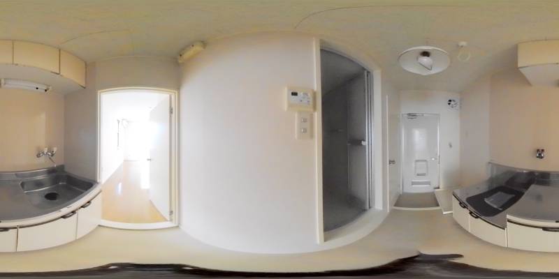 パノラマ画像キッチン