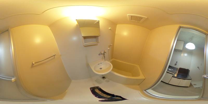 パノラマ画像バスルーム