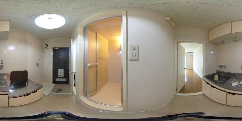 パノラマ画像キッチン