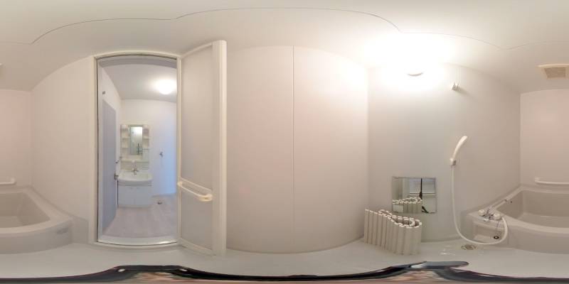 パノラマ画像バスルーム