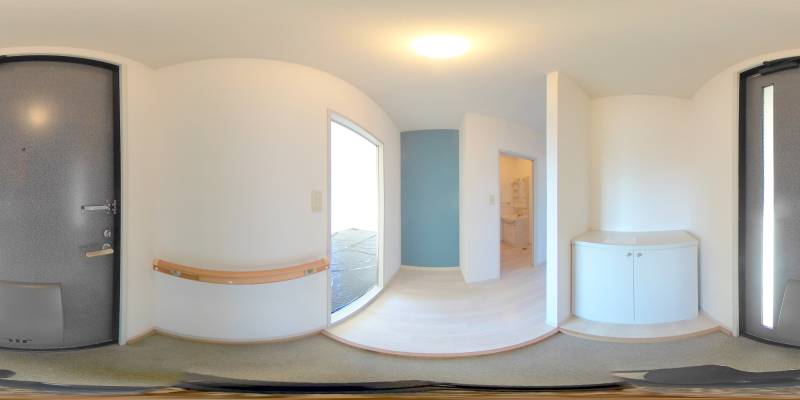 パノラマ画像玄関