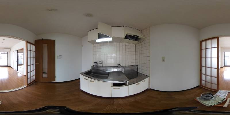 パノラマ画像キッチン