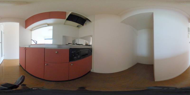 パノラマ画像キッチン