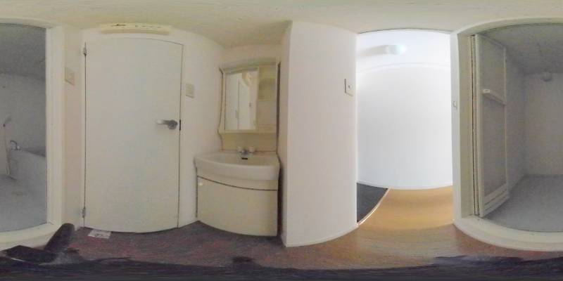 パノラマ画像洗面所