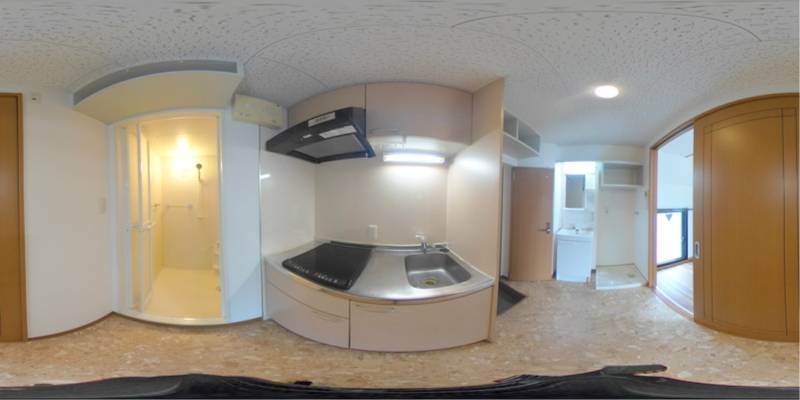 パノラマ画像キッチン