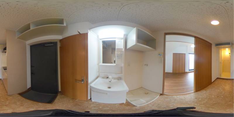 パノラマ画像洗面所