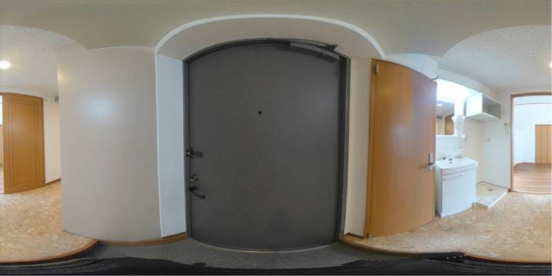 パノラマ画像玄関