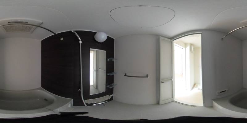 パノラマ画像バスルーム