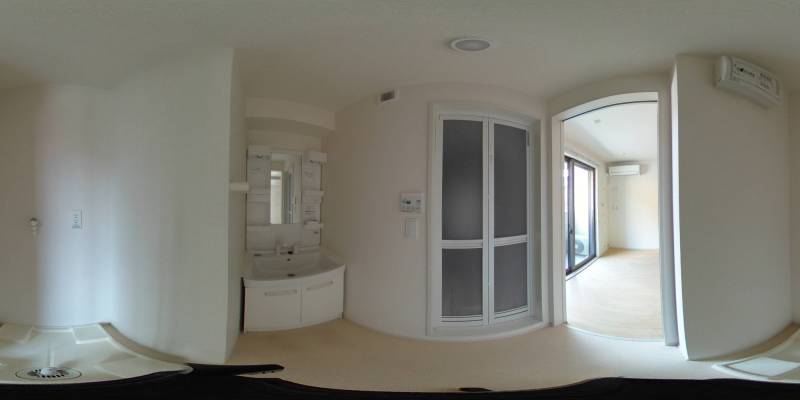 パノラマ画像洗面所