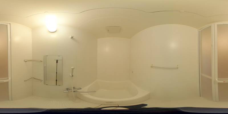 パノラマ画像バスルーム