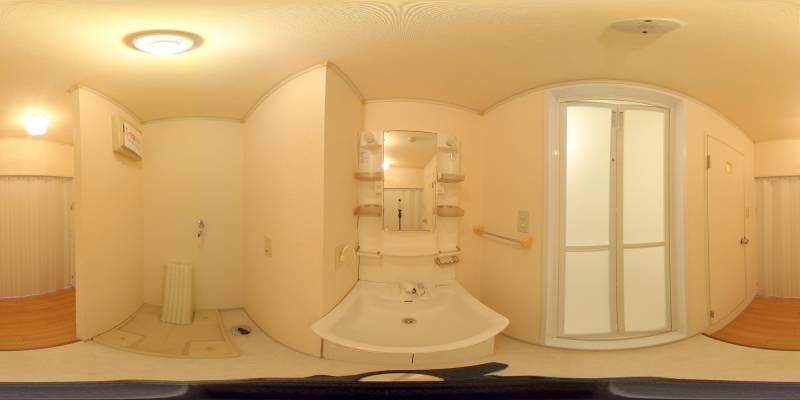 パノラマ画像洗面所