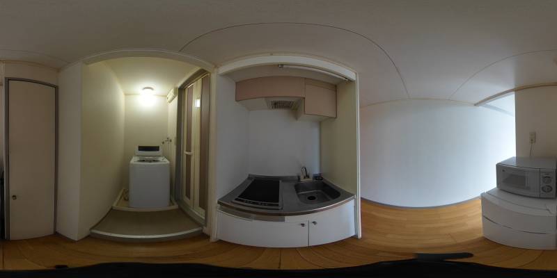 パノラマ画像キッチン