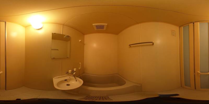 パノラマ画像バスルーム