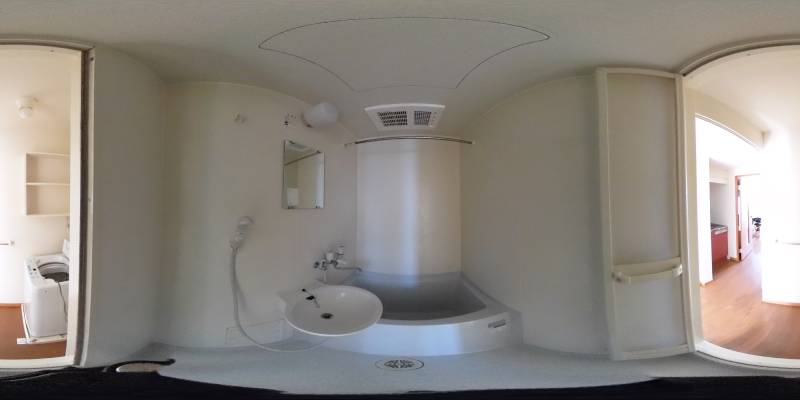 パノラマ画像バスルーム
