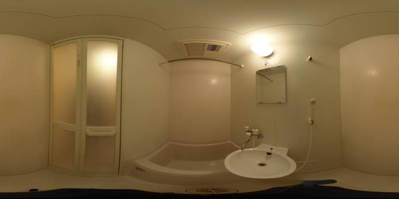 パノラマ画像バスルーム