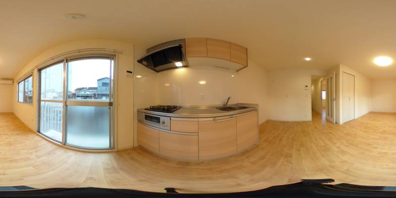 パノラマ画像キッチン