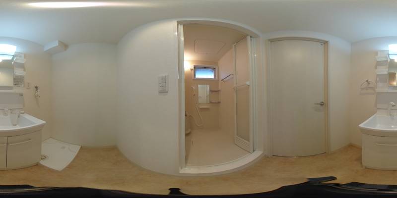 パノラマ画像洗面所