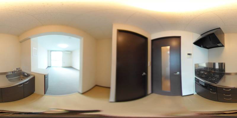 パノラマ画像キッチン