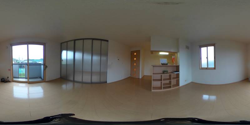 パノラマ画像リビング