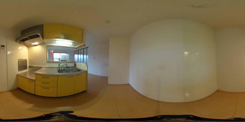 パノラマ画像キッチン