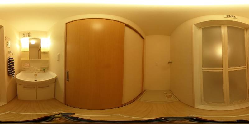 パノラマ画像洗面所