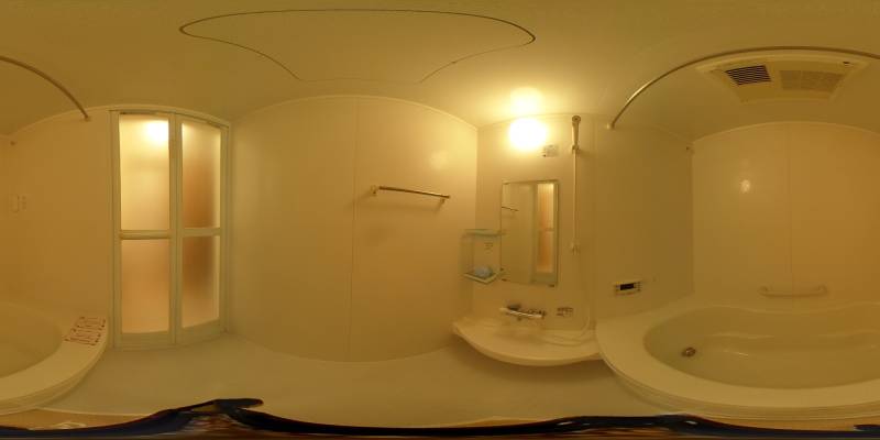 パノラマ画像バスルーム