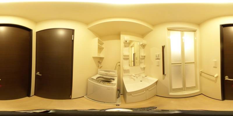 パノラマ画像洗面所