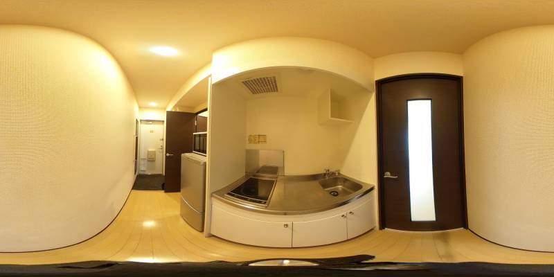 パノラマ画像キッチン