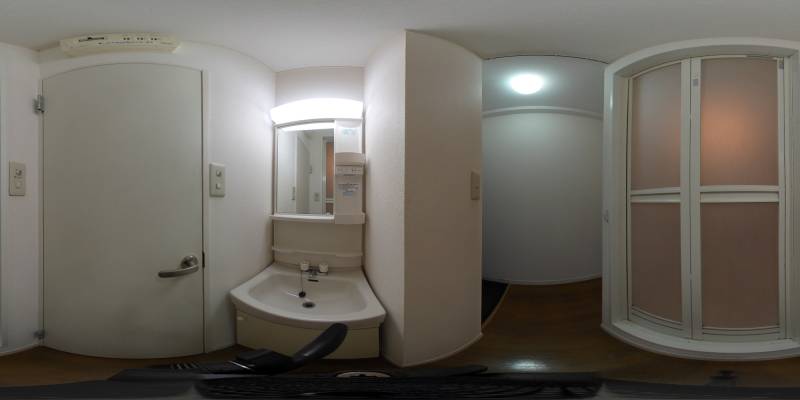 パノラマ画像洗面所