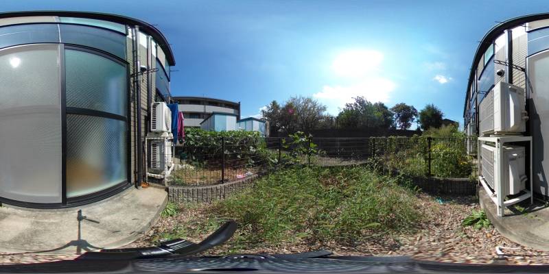 パノラマ画像バルコニー